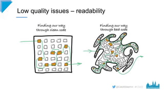 #CD22
Low quality issues – readability
 