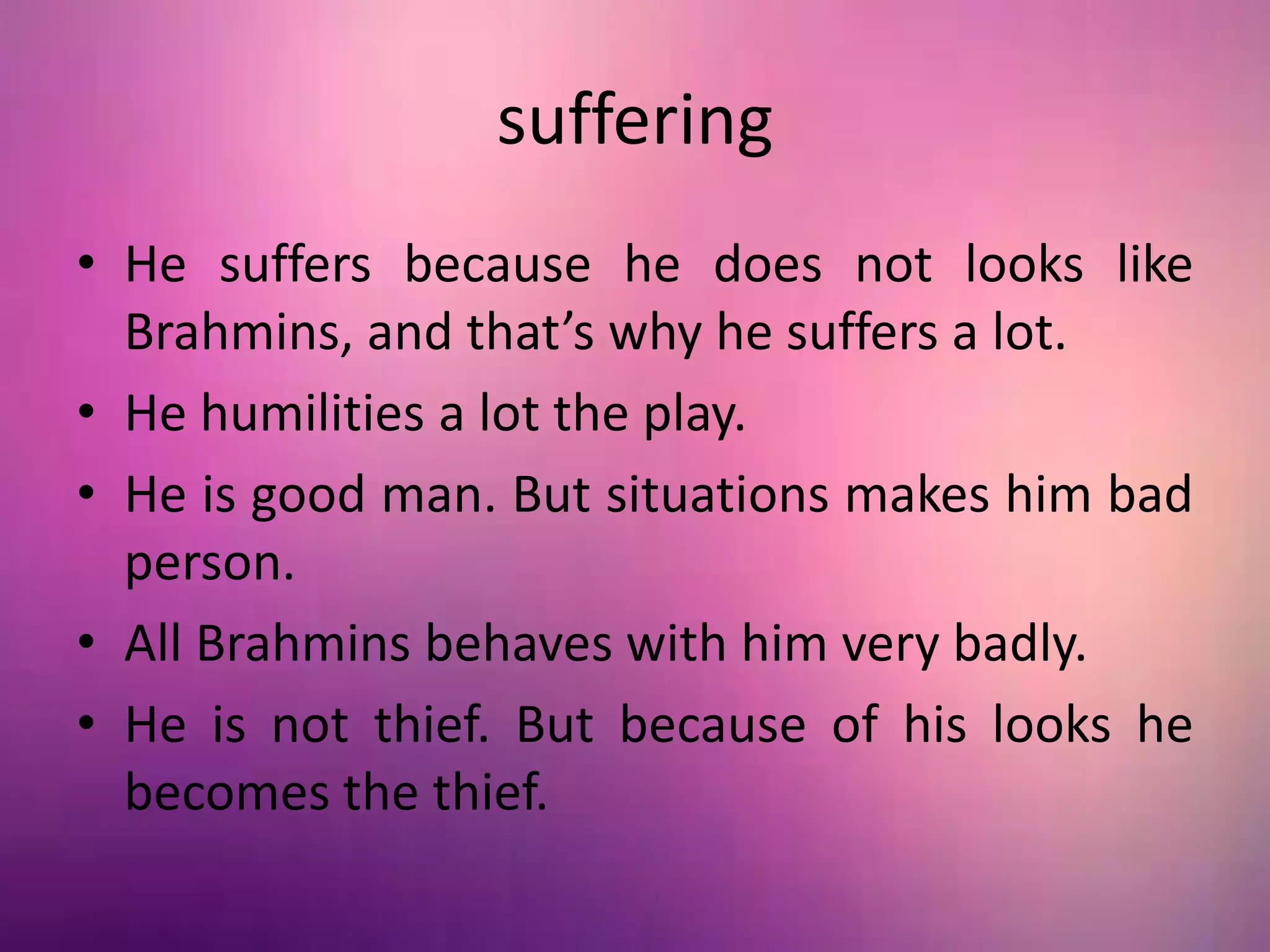 Elaborate Racism through the example of Gashiram Kotwal and Classicism ...