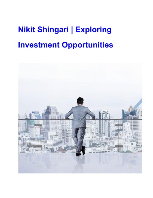Nikit Shingari Innovative Investment Approaches PDF