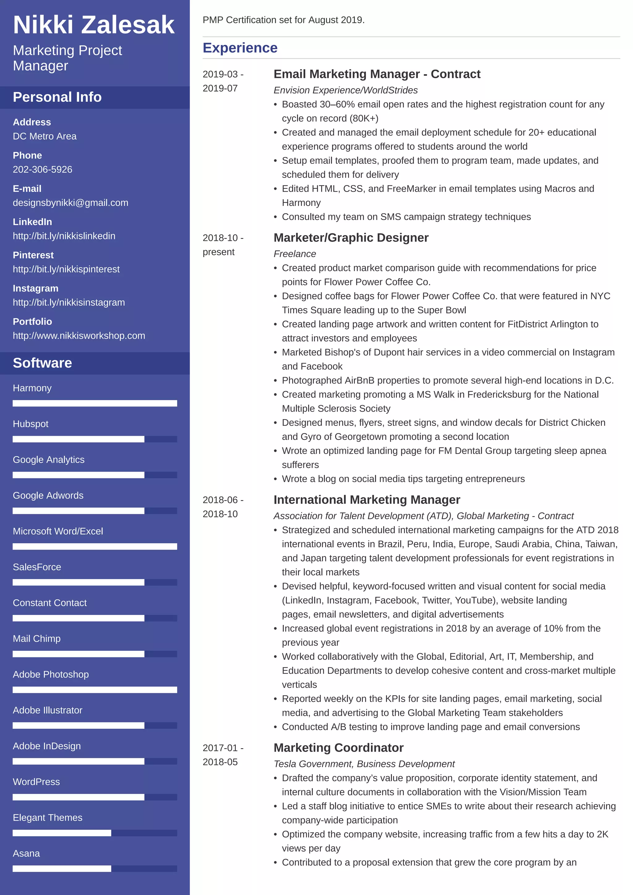 Marketing Manager Resume | PDF