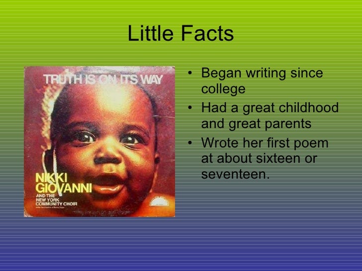  Nikki giovanni 