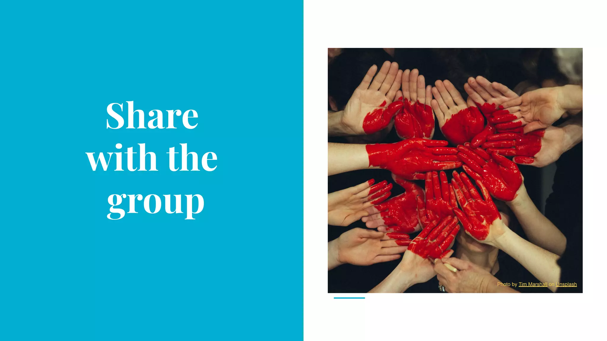 Share
with the
group
Photo by Tim Marshall on Unsplash
 