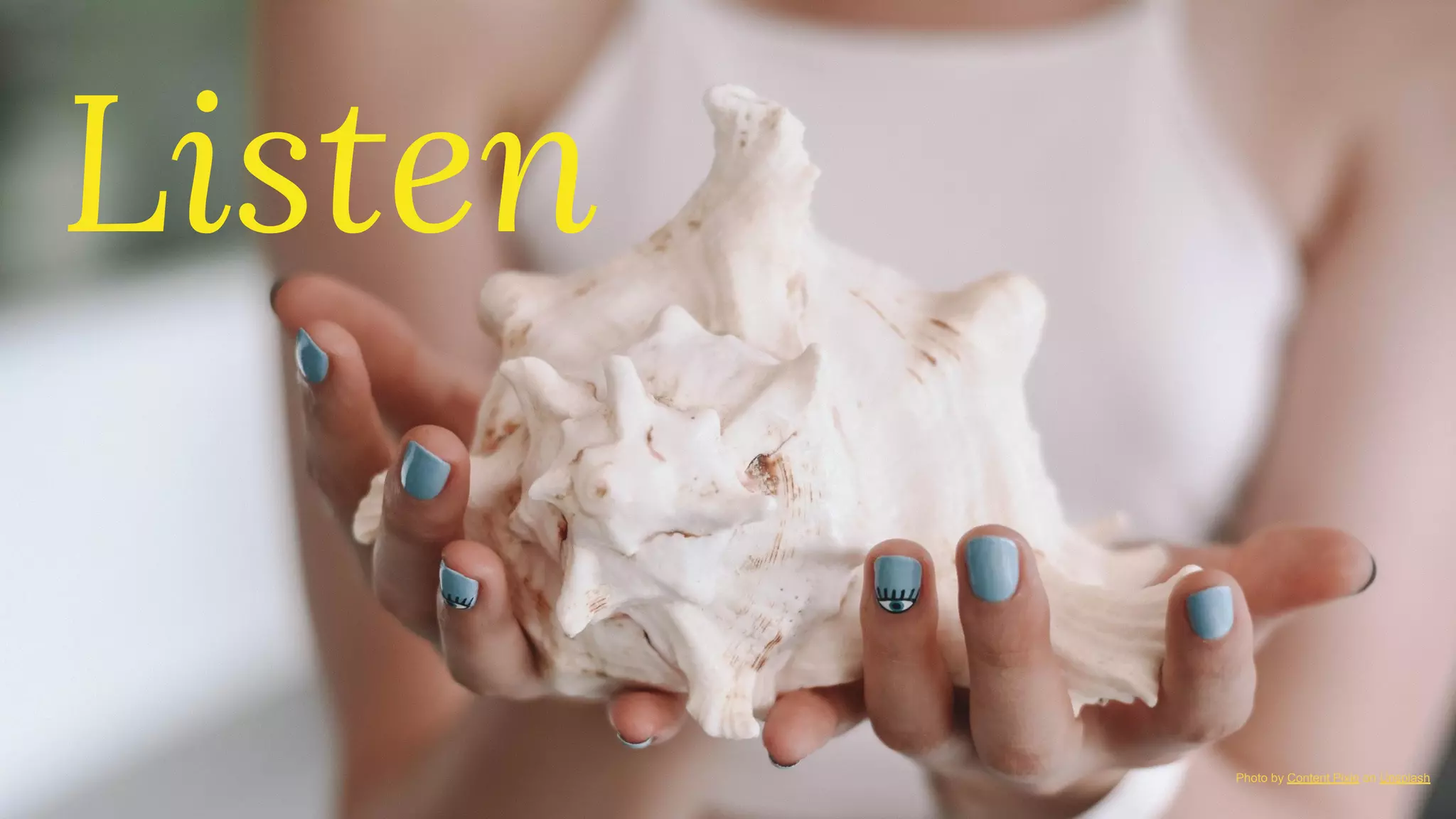 Listen
Photo by Content Pixie on Unsplash
 