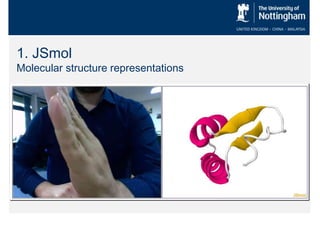 1. JSmol
Molecular structure representations
 