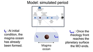 The magma ocean stage in the formation of rocky-terrestrial planets | PPTX
