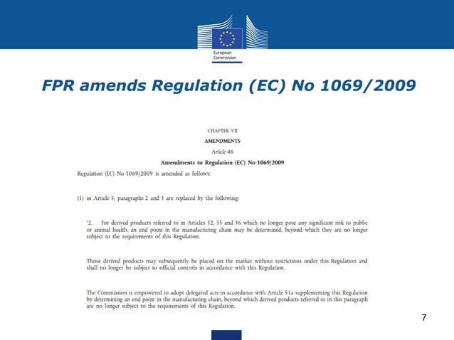 Presentation of the Fertiliser Product Regulation and the challenges of ...