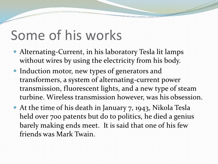 Essay Of Grandmother Nikola Tesla Essays About Service also Outline For 5 Paragraph Essay Nikola Tesla Essay Nikola Tesla On His Work Alternating Currents And Essay On Leadership