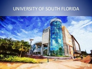 UNIVERSITY OF SOUTH FLORIDA
 
