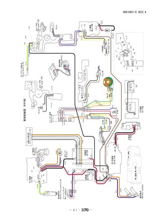 ポップアップ検出SW
                                                                                                                                                                                                                                                             Pop-up detection SW
                                                                                                                                                                        実体配線図 WIRING                                                                                                                                                   DGND
                                                                                                                                                                                                                                                                                      Yellow                                                      POPDTCT

                                                                                                                                内蔵ＳＢ発光部                                                                                                                                                                 Green                                                            PGND
                                    ｻﾌﾞ基板                                                                                       Built-in flash tube                                                                                                                                                                         Black
                                    Sub PCB                   SQ-M
                                                                        SQ-M                           ＡＦ補助光
                                                                                                       AF-assist
                                                                                             Brown     illuminator
                          Yellow                                                                                                                                                                                                                                                                                                                                    上ｶﾊﾞｰFPC
                                            電池識別SW
                                            Batt.discrimination                                                                                                                     Pop-up MG                                                                                                                                                                       Top cover FPC
                                            SW                                       OUT-    Blue                                                                                                                                           上ｶﾊﾞｰFPC
                           Green                                                       A
                                                Vpower                                       OUT-B                                                                                                                                          Top cover FPC
                                     DGND           PGND




                                                                                                                                                                  シャッター基板
                                                                                                                                                                  Shutter PCB                   Pop-up MG                                Pop-up MG

                                                                                                                                                                                                                                                                 S AGN
                                                                                                                                                                                                                                                              SP PDA D
                                                                                                                                                                                                                                                                DK
                                                                                                        Orange                                                                                                                                                                                                                                                          Buzzer
                                                                                                                                                                           SD2       Gray
         電池識別SW
                                                                                                                                                                           SD1       White                                                                                         発光制御
         Battery discrimination SW                                                      Blue
                                                                                                        M                                                                閉SW        Puple                                                                                          Flash control
                                                                                                                                                             Close SW
         メインコンデンサ                                                                                                                                                          開SW      Pink
                                                                                                                                                              Open SW
         Main condenser                                                              Black           SQモーター                                                                COM
                                                                                                     SQ motor
                                                             Red                                                                                                           VO1
                                                                                                                                                                           VO2
                                   Blue
                                                                                                                                                                                                                                                                                                                                              Blue
                                   Pink                           MC－                           PGND               Black
                                                                               Tc＋
                                                                                                                   Gray                                                                                                                                                                                                                       Blue
                                                                               Xe-
                                                                                                                        White




- Ｅ1 ･
                                                                               Tc-
                                                                               Xe＋                                                                                                                                                                                                                                                              Yellow                      OUT-A
                                                                  MC＋                                                                                                            Brown                                        前ボディＦＰＣ
                                                                                                                                Orange
                                                                                                                                                                   Orange
                                                                                                                                                                                                                                Black                    Front body FPC                                                                                                         DGND
                                            SB基板             VB
                                                                                                       SB基板                                                                                                                                                                                                                                                 Brown
                                                            PGND                                 V     SB PCB
                                            SB PCB                                               B                                                                                                                             Brown
                                                     VMONGND
                                                                                                                                                                                                                                                                                                                                                                    ﾒｲﾝ基板




-
                                                    Gray
                                                                                                                                                                                                                                                                                                                                                                    Main PCB
                                                                                                                                                                                                                                                                                                                                                                        AFモーター
                                                                                                                                                                                                                                                                                                                                                                        AF motor


                                                                                                                                                                                                                      Green
                                                              Red


                                                                                                                                                                                                             Yellow
                                            Black
                                                                                                                                                                                                                                                                                                                                                                                       AFモーター


                                                                                                                                                                                                    Orange
                                                                                                                                                                                                                                                                                                                 A/M切替SW                                                               AF motor
                                                  PGND4              PGND6                                                                                     PV-SW1                                                                                         FminiSW
                                              PGND5                                                                                                                                                                                                                                                                                     Black
                                                                                                                                                  Green
                                            DGND                                                                                                                PV-SW2
                                                                                                                                                 Yellow
                                                                                                                                                                                                                              Mup-SW                                                                                                                                M
                                     Vpower                                                                                                                                                                                                                                                                     A/M chenge-over SW
                                                    PGND2                                                                                                                                                                      DGND
                                     PGND3                                                                                                            Blue
                                                      BAT                                                                                                       DGND                                                            SQ-SW                                                                                                              AFモーター
                                                                                     DC/DC基板                                                                                         Red       Blue                                                                                                                                                AF motor
                                                                                                                         PGND
                                                                                                                                     Black
                                                                                     DC/DC PCB              DC-IN
                 Blue                                                                                                                                              Brown                                                                                                                                              SD1
                                                                                                                                                                                                                                                                                                       PGND
                                                                                                                 DC-IN                   Red                                        AP-MG
                                                                                                                                                                                                                                                                                                  開 SW                        SD2
                                                                                                                                                                                                                                                                                                  Open SW
                 Orange                                                                                                                                                                                                                                                                                                                          DGND
                                                                                                                                                                                                                                                                                          PGND


                                                                                                                                                                                                                                                                                   OUT3

                                                                                                                                                                                           1:Black:GND                                                                      OUT4                                                                 FminiSW

                                                                                                                                    IF基板                                                                                                                                                                                               SQSW
                                                                                                                                                                                                                                        ＴＦＴモニタ
                                                                                                                                                                                           2:Gray:VCC                                   TFT Monitor                                                                            MUPSW
                                                                                                                                    IF PCB
                                                                                                                                                  －          ＋                                                                                                      PVSW2                            APMG2
                                                                                                                                                                                                                                        ＋            －                                                                  DGND
                                                                                                                                                                                                                                                                                                              APMG1
                                            MC 基板 MC PCB                                                                                                                                                                                                                                  PVSW1
                                                                                                                                                                                                                                               TFT                          DGND


         電池接点                                                                                                                                                                            TFT基板
         Battery contact                                                                                                                                                                 TFT PCB
                                                                                                                                                                                                                                                                                                                                                                                                  VBA10401-R.3623.A
 