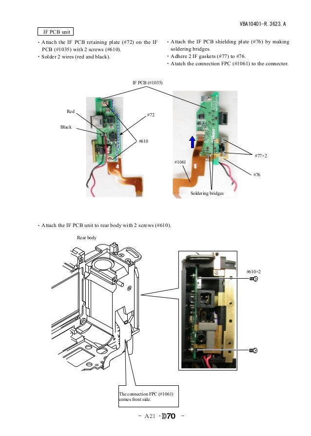 Nikon D70 service manual