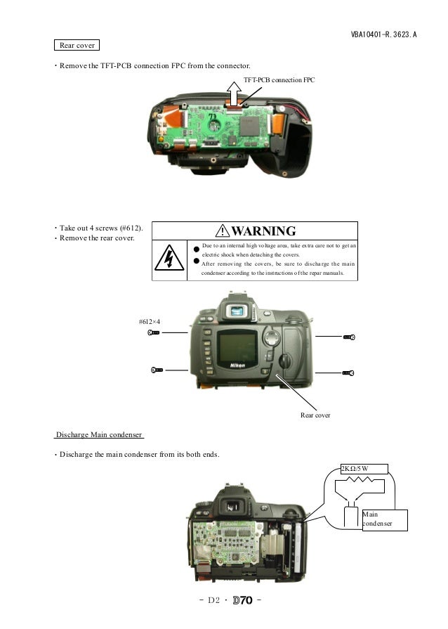 Nikon D70 service manual