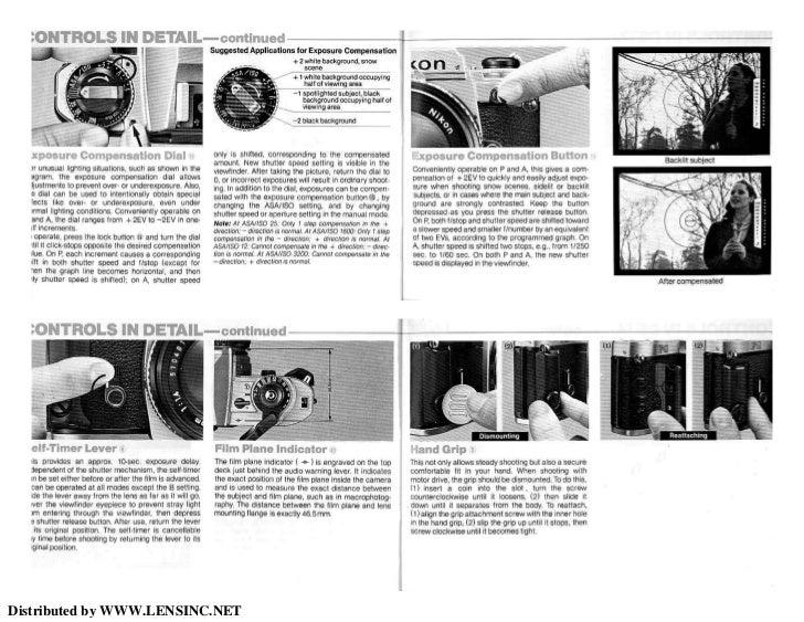 Nikon FG manual