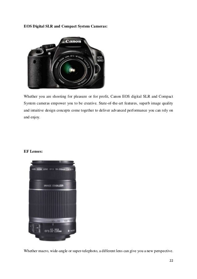 Comparative study on DSLR Camera Brands in India
