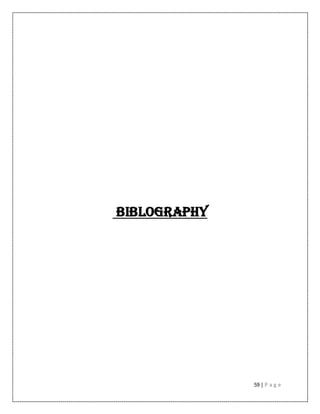 59 | P a g e
BIBLOGRAPHY
 