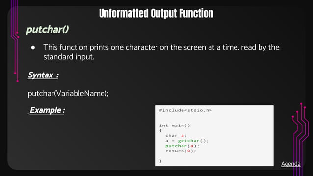 Input and output in c language c programming | PPT