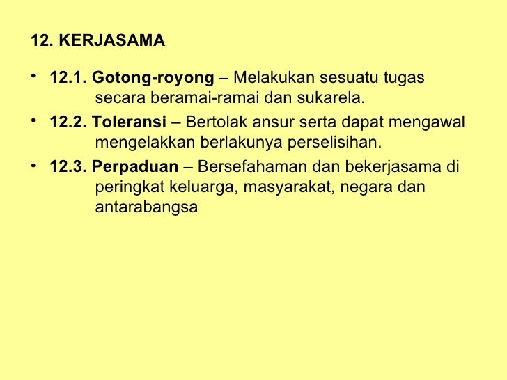 Nilai nilai murni Nilai nilai murni