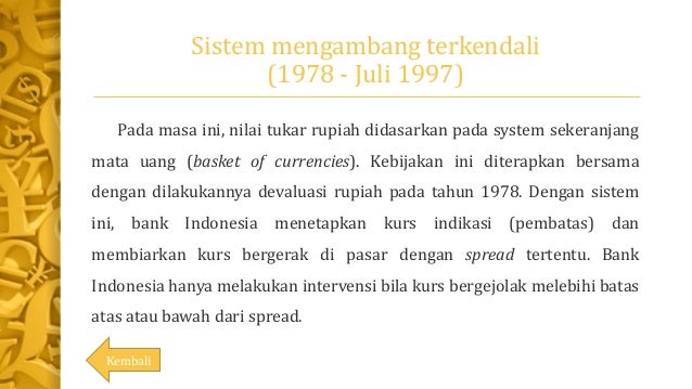 Nilai Tukar Atau Kurs