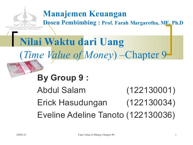 Nilai Waktu Uang Time Value Of Money