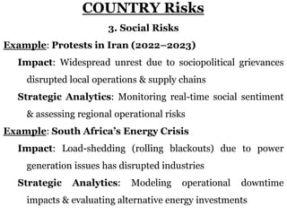 Country Risk Policy Meaning, Need & Key Components of Country Risk | PDF