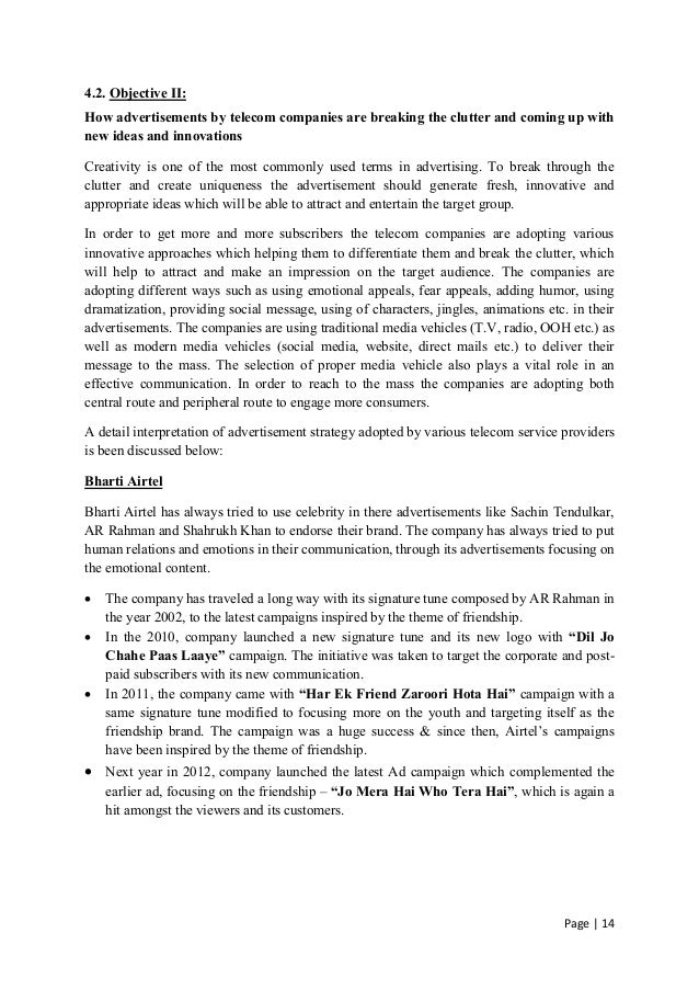 Telecom Sector Thesis