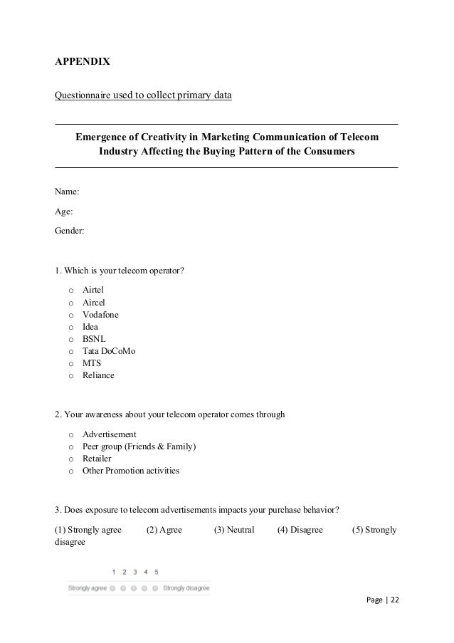 Dissertation on telecom sector