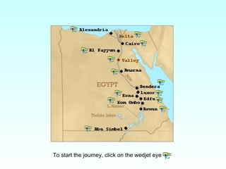 To start the journey, click on the wedjet eye  