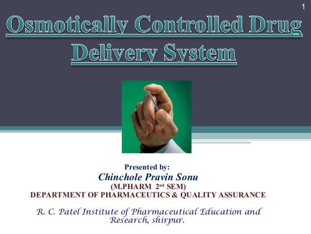Osmatically Controlled Drug Delivery System