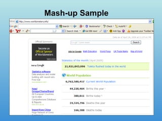 Mash-up Sample
• Your Subtopics Go Here

 