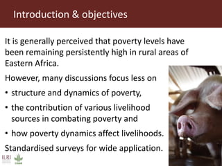 Dynamics of food security and livelihood strategies in Eastern Africa