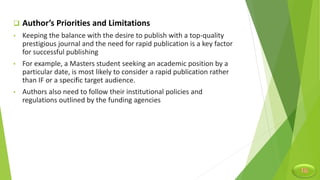How to select a journal to publish Article | PPTX