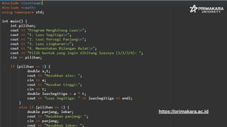 TUGAS DPP PEMOGRAMAN C++ | PDF