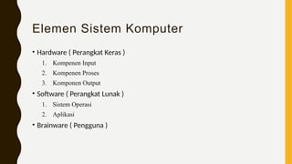 Comprehensive Computer Comprehensive Computer System Components and Ergonomic Usage Guidelines ...