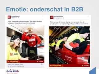 Emotie: onderschat in B2B
 