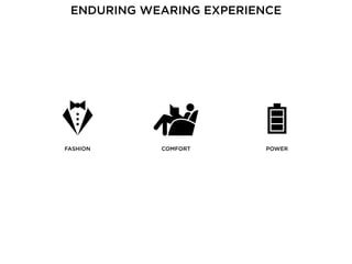 COMFORT POWERFASHION
ENDURING WEARING EXPERIENCE
 