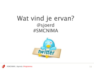 Wat is uw             strategie?
•   Wat zijn succesvolle marketingtechnieken via de
    telefoon?
•   Hoe kan ik telefoon succesvol inzetten om mijn
    bereik te vergroten?
•   Hoe run je goede telefoon campagnes?
•   Hoe integreer ik telefoon binnen mijn bestaande
    middelenmix?
 