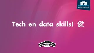 Tech en data skills! 🛠️
 