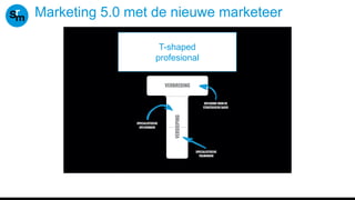 Marketing 5.0 met de nieuwe marketeer
T-shaped
profesional
 