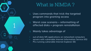 Analysis on NIMDA Worm in Windows | Exploitation | Detection ...
