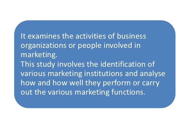 various approaches to the study of marketing The title expresses the study area to be markets and marketing this indicates different market(ing) approaches might explain market dynamics finally, i will. various approaches to the study of marketing The title expresses the study area to be markets and marketing this indicates different market(ing) approaches might explain market dynamics finally, i will.