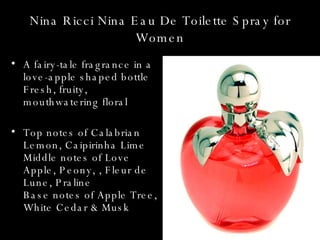 Nina Ricci Ricci Note Nina Ricci Final | PPT