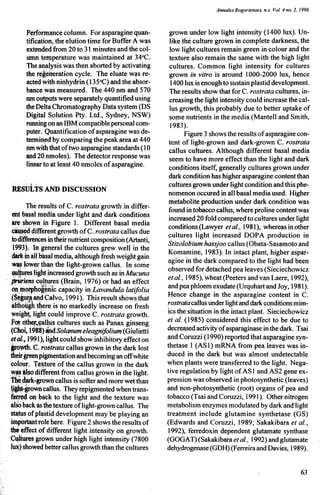 effect light and dark in tissue culture