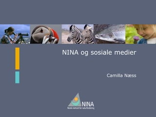 NINA og sosiale medier


             Camilla Næss
 