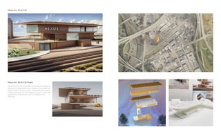 Nexus Arc. (N.A.F.I.K)
NexusArc (N.A.F.I.K) in Knoxville is an Advanced Architectural
Fabrication Institute stands out as a dynamic and inclusive hub
where architects, designers, artists, students,educators, and the
broader community can come together to explore, create, and
celebrate the transformative power of architecture and
fabrication.
Nexus Arc. (N.A.F.I.K) Project
 