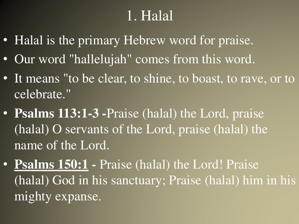 Nine Aspects of Praise and Worship