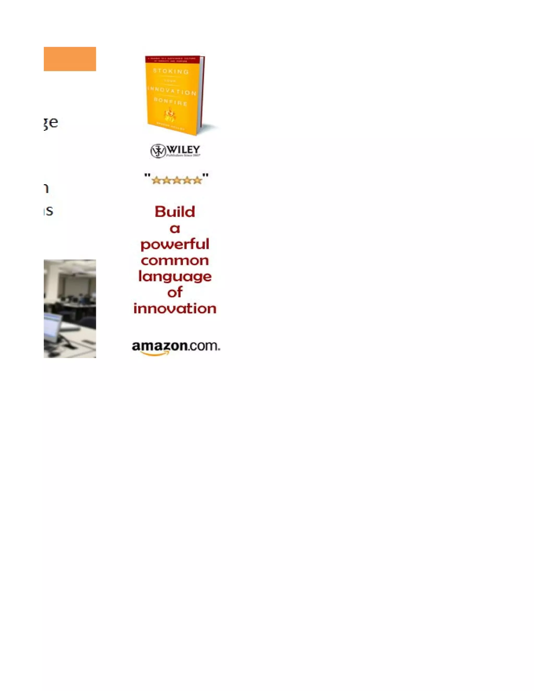 Nine Innovation Roles Worksheet