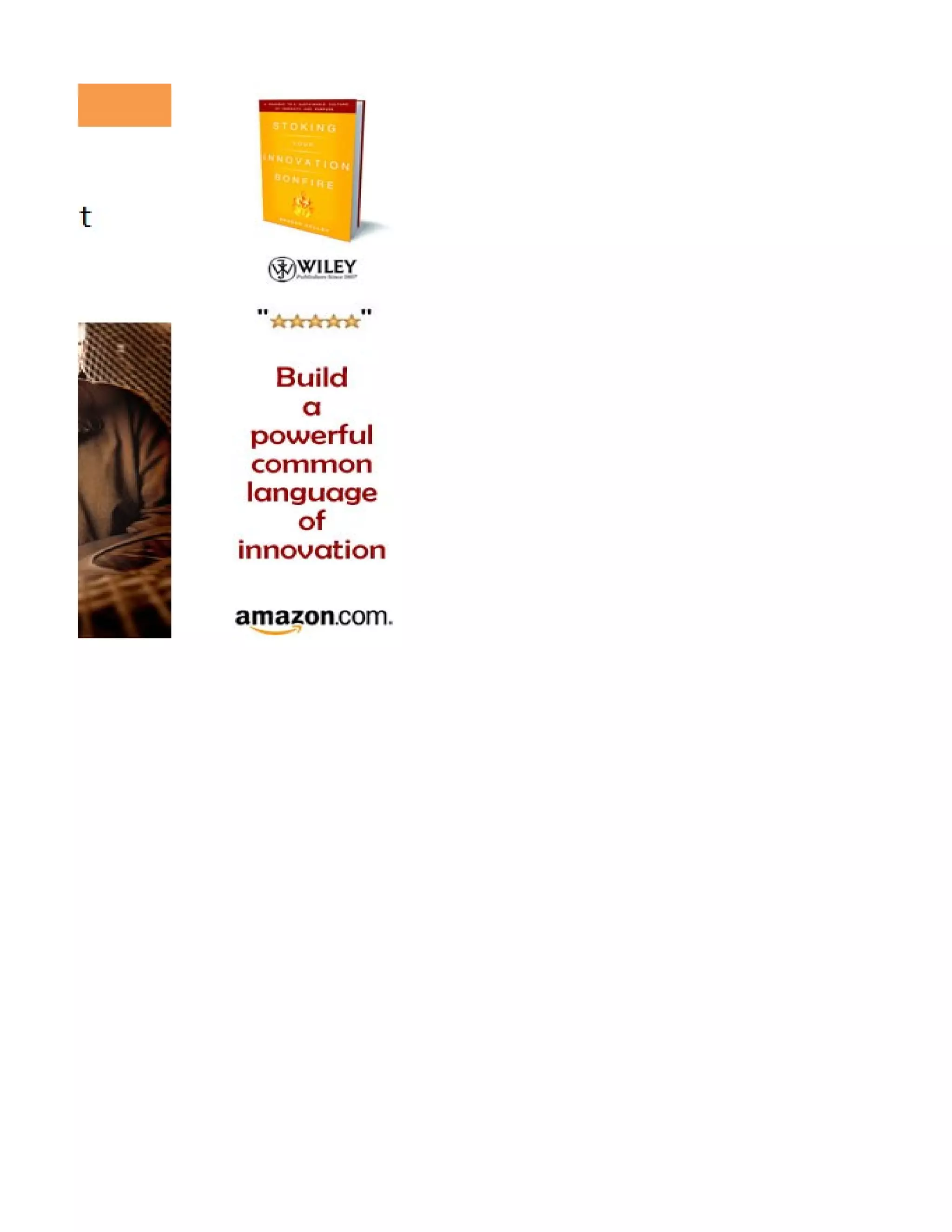 Nine Innovation Roles Worksheet