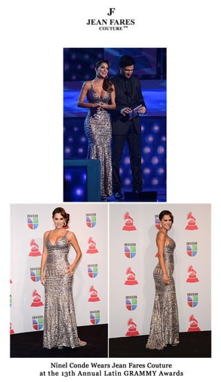 Ninel conde wears Jean Fares Couture!