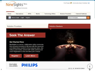 1
          2012 © NINESIGMA
Page 15                      5
 