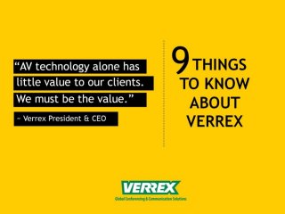 Nine things to know about verrex   picture presentation