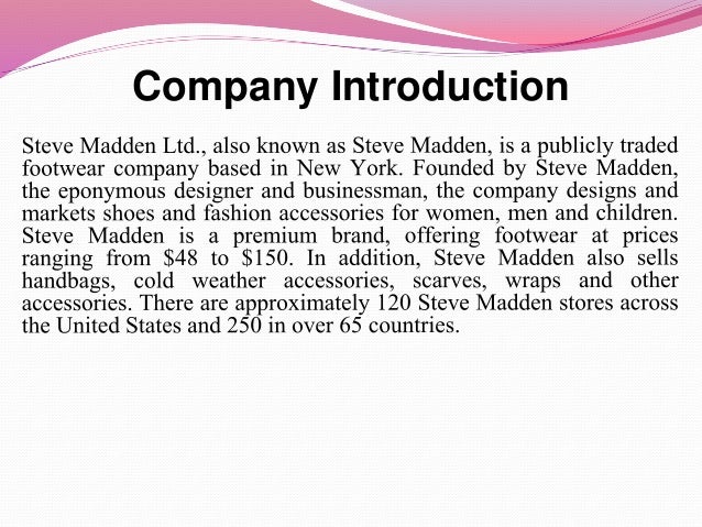 steve madden which country brand